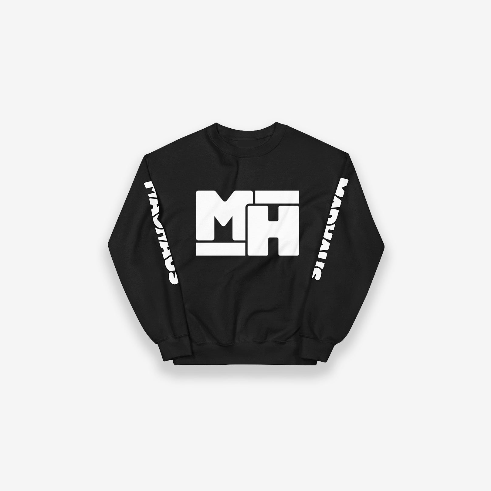 MadHaus Classic Men's Women's Sweatshirt Black Streetwear