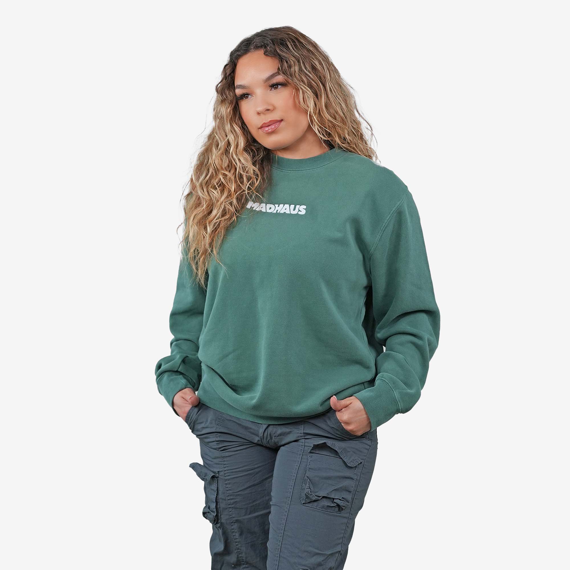 MadHaus | Men's Women's Pigment Dyed Crewneck Sweatshirt Streetwear