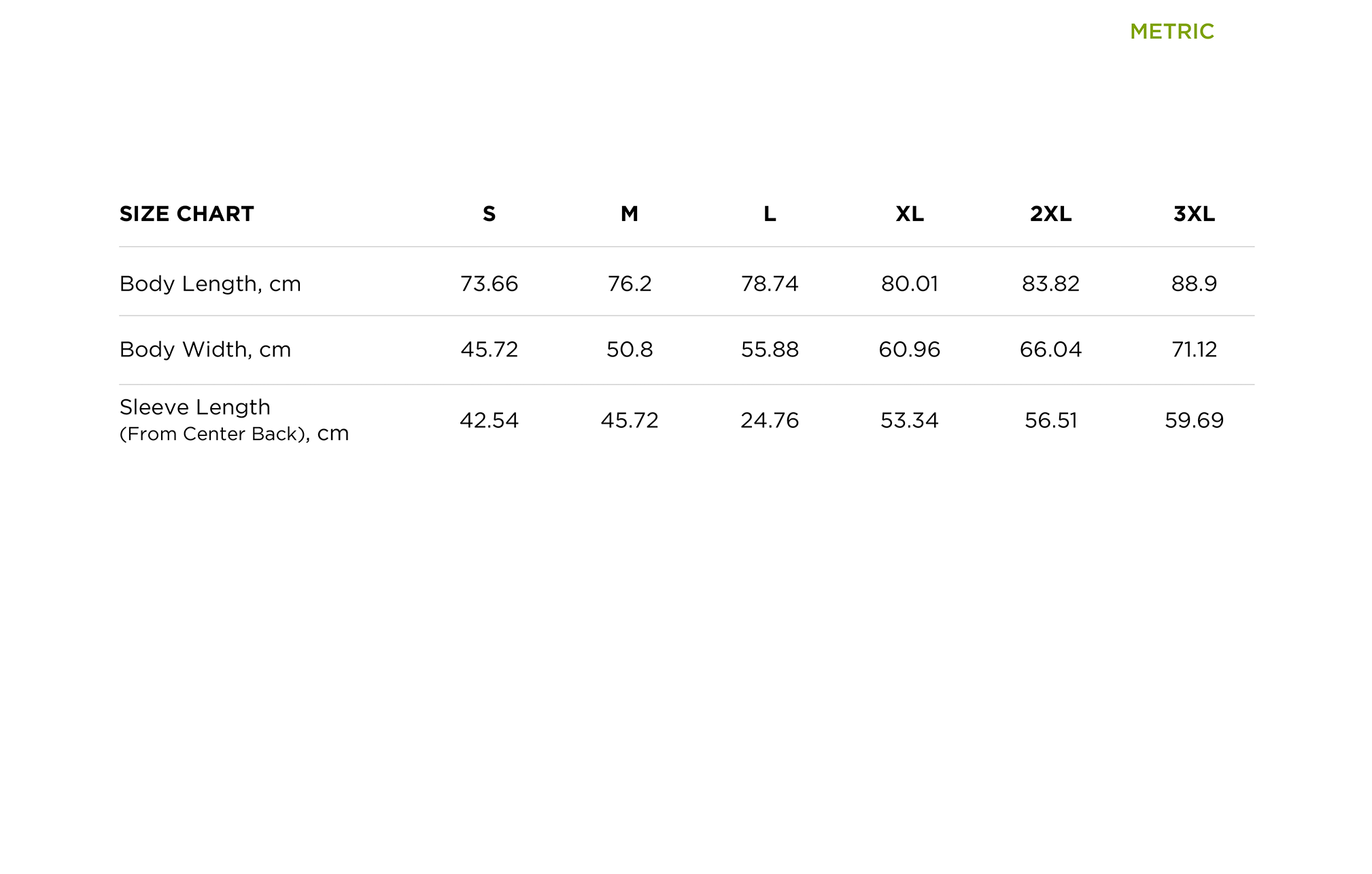 size_chart_metric